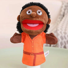 Load image into Gallery viewer, 28-33cm Kids Plush Finger &amp; Hand Puppet Popular Activity Boy Girl Role Play Bedtime Story Props Family Role Playing Toys Doll

