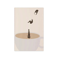 Load image into Gallery viewer, Retro Coffee Diving Poster Canvas Wall Art | Good Morning Coffee Print
