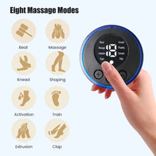将图片加载到图库查看器，5pcs set Neck Back Massager Sticker EMS Pulse Mini Electric Massage for Shoulder Leg Cervical Body Muscle Stimulator Relief Pain
