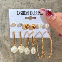 Load image into Gallery viewer, Gold Butterfly &amp; Heart Dangle Earrings Set – Acrylic Drop Jewelry for Women
