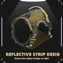 Load image into Gallery viewer, Tactical No-Pull Dog Harness – Adjustable MOLLE Military Vest for Medium &amp; Large Dogs

