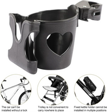 将图片加载到图库查看器，Stroller Cup &amp; Phone Holder 2-in-1 Pram Pushchair Bottle Accessory
