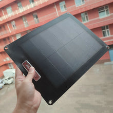 Load image into Gallery viewer, Portable Solar Pan power CIGS Thin Film DIY Battery Charger Photovoltaic cell Waterproof  Charger for Outdoor Camping
