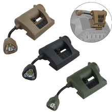 Load image into Gallery viewer, Tactical Helmet Light 3 Modes LED Flashlight Outdoor Night Lighting For Laser Hunting Military Cycling Fishing Helmet Lamp
