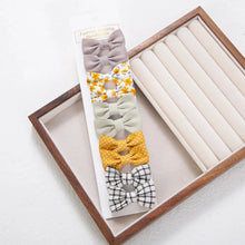 Load image into Gallery viewer, 10Pcs Mini Hair Bows Clips for Baby Girls Cute Plaid Hairpins
