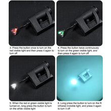 Load image into Gallery viewer, Tactical Helmet Light 3 Modes LED Flashlight Outdoor Night Lighting For Laser Hunting Military Cycling Fishing Helmet Lamp
