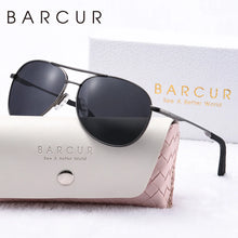 Load image into Gallery viewer, BARCUR Women’s Pink Metal Comfortable Fashionable Frame Polarized Sunglasses – Lightweight UV400 Blue Gradient Mirror Lenses Oval Fashion Shades for Summer Travel Beach Summer Outfits &amp; Stylish Apparel Accessories
