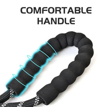 将图片加载到图库查看器，Reflective Dog Leash – Heavy Duty Traction Rope with Padded Handle for Strong Dogs
