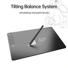 Load image into Gallery viewer, VINSA T1161 Graphics Drawing Tablet Ultra-thin Stylus 8 Pen Nibs Art Creation Sketch with 8192 Levels Pressure Battery-free
