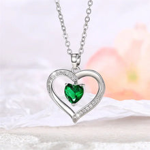 Load image into Gallery viewer, Elegant Style Heart shaped Pendant Necklace Hollow Design Mother's Day Gift Party Suitable for Best Friends Without Box
