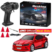 Load image into Gallery viewer, 4WD RC Drift Racing Car - 1/43 Mini High-Speed Electric Car with Gyroscope, Realistic Lights, Remote Control Toy for Kids &amp; Adults
