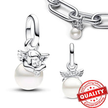 Load image into Gallery viewer, Sparkling Star Mini Dangle Charm - 925 Sterling Silver Green Heart Charm for Me Bracelet, Zircon &amp; Crystal Accent, Customizable Girl Party Jewelry
