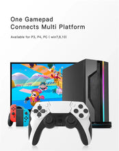 Load image into Gallery viewer, GAMINJA P48 Wireless Gamepad with Six Axis Gyroscope Game Controller For PS4 PS3 Console Wins 7 8 10 Dual Vibration PC Joystick
