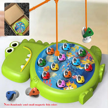 Load image into Gallery viewer, Dinosaur Magnetic Fishing Toys - Montessori Educational Game for Kids | Fun &amp; Safe Play Rod Gift
