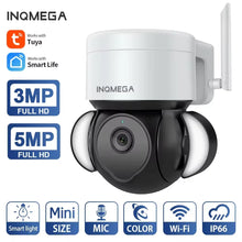 Load image into Gallery viewer, INQMEGA 5MP TUYA Camera Smart Cloud Video Surveillance Camera Outdoor WIFI Auto Tracking Google Home Alexa Camera CCTV PTZ Cam
