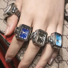 Load image into Gallery viewer, 27 Styles Quartz Finger Watch Ring for Women Men Couple Rings Digital Watches Elastic Stretchy Finger Punk Rings Jewelry Clock
