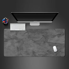 Load image into Gallery viewer, Gray XXL Gaming Mouse Pad – Extended Non-Slip Desk Mat with Overlocked Edges for Keyboard &amp; Computer Setup
