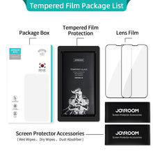 Load image into Gallery viewer, 2PCS 9H Tempered Glass For iPhone 13 Pro Max 12 11 X XR XS 7 8 8P Max Full Cover Ultra-HD Screen Protector for iPhone 13 Tempered Glass Film with Auto Alignment Tool Easy Installation 99% HD Clear 9H Hardness Bubble Free Screen Protector For iPhone
