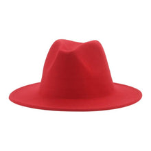 Load image into Gallery viewer, Modern Hats For Women Fedoras Winter Women Hats Simple Classic Hat Wedding Lady Retro Wide Brim Floppy Hat Men Fedora Hat Fashionable Classic Wide Brim Hat For Summer Dress Hats
