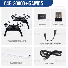 将图片加载到图库查看器，M15 4K Game Stick Mini Video Games Consoles Retro Handheld 20000 Games Player HD Video Game Stick 2.4G Double Wireless Controlle
