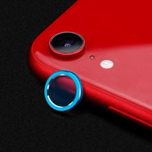 Load image into Gallery viewer, Camera Protection Ring with Metal Camera Protection Film For iPhone XR Metal Camera Protector Ring Circle Compatible with iPhone XR Aluminum Alloy Back Lens Protective Glass Cover
