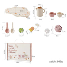 Load image into Gallery viewer, Wooden Montessori Teapot Tea Set – Pretend Play Toy
