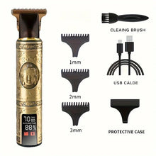 Load image into Gallery viewer, Pure metal body T9 high quality hairdresser hair salon professional razor household shaving small appliances send gift box
