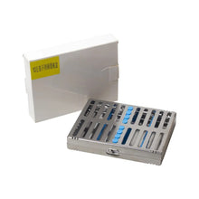 Load image into Gallery viewer, Dental Sterilization Tray Case Box Holder  Autoclave Sterilizer Teaching Instruments Dental Cassette File Burs Disinfection Tray
