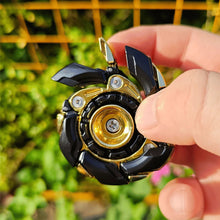 Load image into Gallery viewer, EDC Open Armor Metal Spinning Top – Magnetic Fidget Slider Toy for Adults | Stress Relief Spinner with Mecha Design &amp; Smooth Rotation
