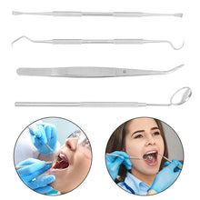 Load image into Gallery viewer, 4/3PCS/Set Teeth Cleaning Tools Dentist Tartar Scraper Scaler Plaque Remover Dental Hygiene Instruments Kit
