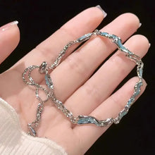 将图片加载到图库查看器，Shiny Pink Crystal Cherry Blossom Bracelets For Women Girls Sweet Moon Bow Flowers Zircon Bracelet Party Aesthetic Jewelry
