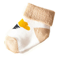 Load image into Gallery viewer, 5 Pairs Baby Socks Warm Cartoon Floor Socks for Newborn Toddlers
