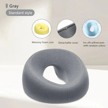 将图片加载到图库查看器，Face Down Memory Foam Pillow – Ergonomic Desk Nap &amp; Massage Pillow for Prone Resting, Travel &amp; Home Use
