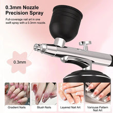 Load image into Gallery viewer, Portable Airbrush with Compressor - Mini Spray Gun for Painting, Crafts, and DIY
