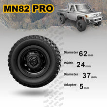 将图片加载到图库查看器，ZWN 1:12 Full Scale RC CAR MN82 Upgraded MN82 PRO Controllable Headlights 2.4G 4WD Off-Road Car Pick Up Truck Toy for Kids Gifts
