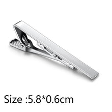 将图片加载到图库查看器，Simple Tie Clip Men Metal Copper Necktie Bar Clip Gold Silver Black 3 Bright Colors Best Gifts For Your Father Lover And Friends  Simple Classic Bar Clasp Practical Necktie Accessories Fashion Men Tie Clips Luxury Clothing Jewelry
