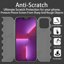 将图片加载到图库查看器，Full Cover Butterfly Film For iPhone 14 13 12 11 Pro Max 14 Plus 13 12 Mini Lens Cover For iPhone XR X XS Max Film Soft Screen Protector  Full Coverage Clear HD Phone Protector
