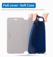 Load image into Gallery viewer, Ultra Thin Slim Case For iPhone 13 12 Case 6S 7 8 Plus X XR XS Max Flip Leather Cover For iPhone 12 11 Pro Max Case  Leather Extra Slim Phone Case With Stand Function
