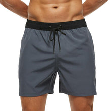 Load image into Gallery viewer, Men's Stretch Swim Trunks Quick Dry Beach Shorts With Zipper Pockets and Mesh Lining  Men's Swim Trunks Quick Dry Beach Shorts with Pockets Swimsuits for Men
