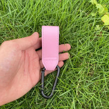 Load image into Gallery viewer, Baby Stroller Hook PU Leather Adjustable Pram Bag Hanger Travel Accessory
