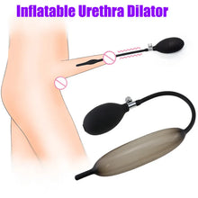 Load image into Gallery viewer, Urethra Catheter Dilator Inflatable Expandable Horse Eye Stick Silicone Penis Plug Male Masturbator Trainer Sex Toys For Men
