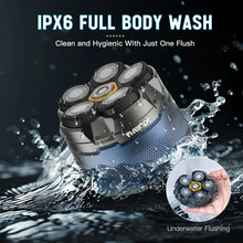 Load image into Gallery viewer, Solimpia Head Shavers for Bald Men - High-Speed 6D Magnetic Electric Razor for Fast Shaving, Hypoallergenic Shaving Razor
