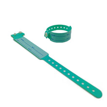 Load image into Gallery viewer, 100pcs Waterproof Soft PVC Medical Wristbands Writable Patient Identification Bracelets  Vinyl Band for Healthcare
