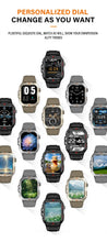 Load image into Gallery viewer, LAXASFIT 2024 Outdoor Military Men's Smart Watch Bluetooth
