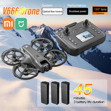 Load image into Gallery viewer, Xiaomi V666 Mini Drone 4K Professional Aerial 8k Dual Camera Intelligent obstacle avoidance  Brushless Quadcopter Kid RC Toy
