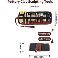 Load image into Gallery viewer, Pottery Clay Sculpting Tools Kit - 8-61 Pcs for Carving, Shaping &amp; Modeling
