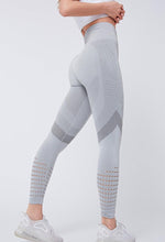 将图片加载到图库查看器，Women Mesh Leggings High Waist Seamless Fitness Leggings Fashion Female Gym Workout Leggings Seamless Gym Running Stylish Tight Athletic Leggings Soft Active Legging For Women
