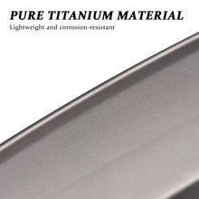将图片加载到图库查看器，Tomshoo Titanium Plate Ultralight Metal Dish Outdoor Camping Pan Tableware Fish Fruit Snack Vegetable Dinner Plate Camp Supplies
