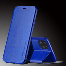 Load image into Gallery viewer, Ultra Thin Slim Case For iPhone 13 12 Case 6S 7 8 Plus X XR XS Max Flip Leather Cover For iPhone 12 11 Pro Max Case  Leather Extra Slim Phone Case With Stand Function
