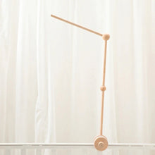 Load image into Gallery viewer, Wooden Crib Mobile Bed Bell Bracket for Baby 0–12 Months
